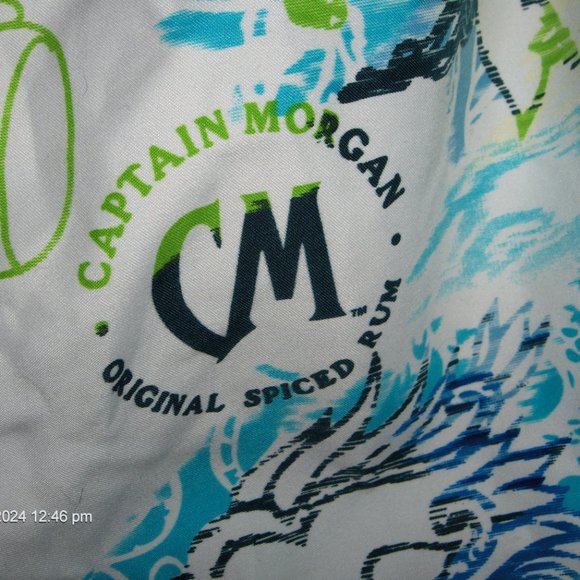 Captain Morgan Swim Trunks, Board Shorts M, Measure 37-39"W - Picture 2 of 5